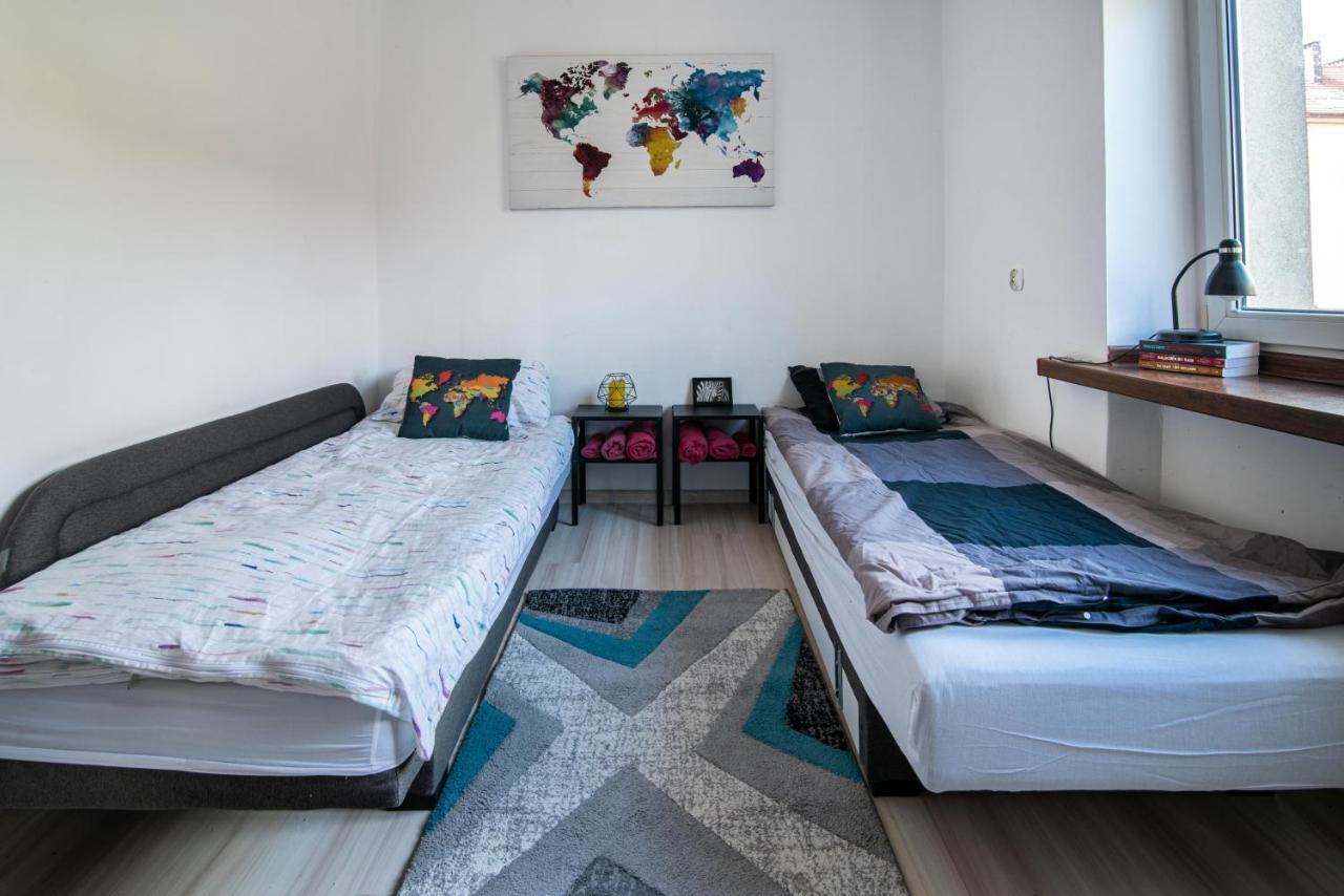Ferienwohnung House With Lanterns Tychy Exterior foto